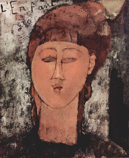 Amedeo Modigliani L'enfant gras Germany oil painting art